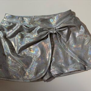 Disney Holographic Silver Skort